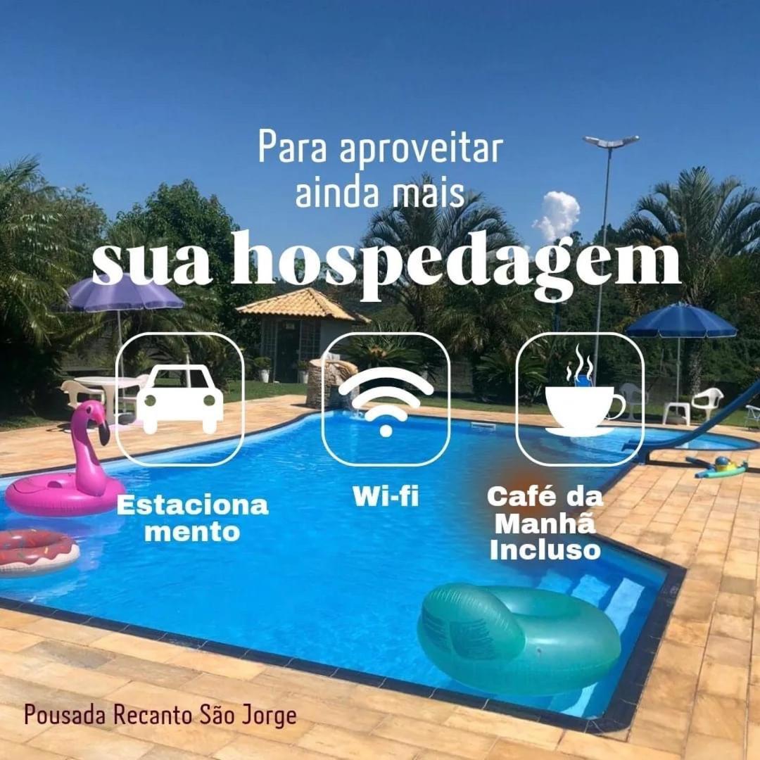 Águas de Lindóia Pousada Recanto Sao Jorge מראה חיצוני תמונה